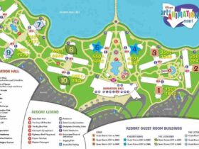 Art of animation resort map