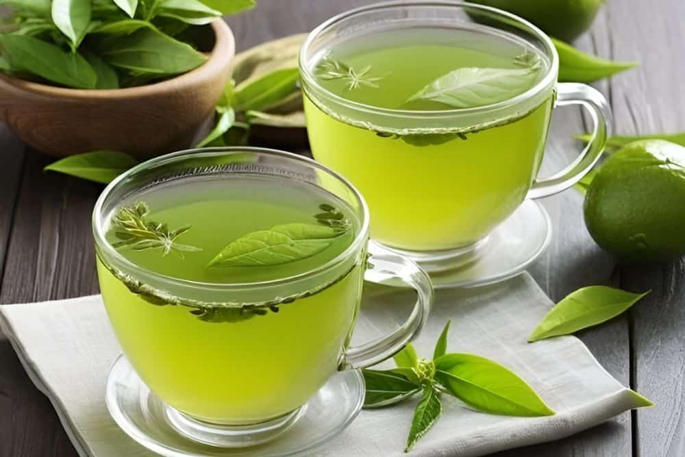 Green tea shots