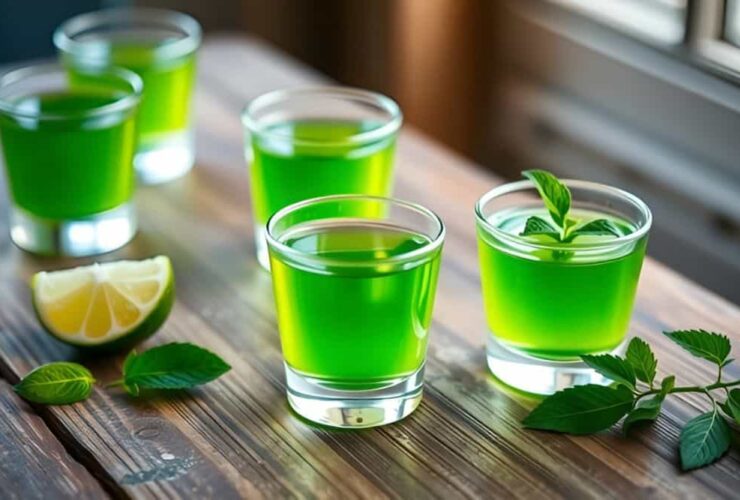 Green Tea Shots Recipe